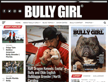 Tablet Screenshot of bullygirlmagazine.com